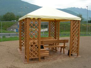 Gazebo in legno